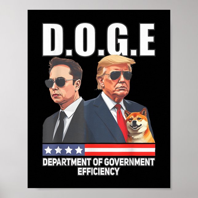 D.o.g.e. Department Of Government Efficiency  Poster (Framsidan)