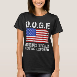 D.o.g.e. Doge-demokrater exponeras officiellt T Shirt