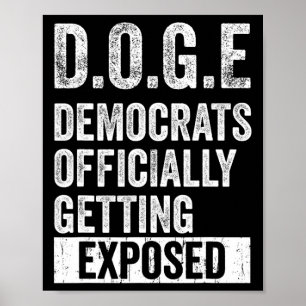 D.o.g.e Doge Demokrater Officiellt Blir Blottade Poster