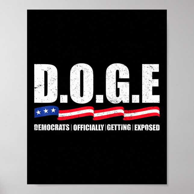 D.o.g.e Doge Departementet för statlig effektivite Poster (Framsidan)