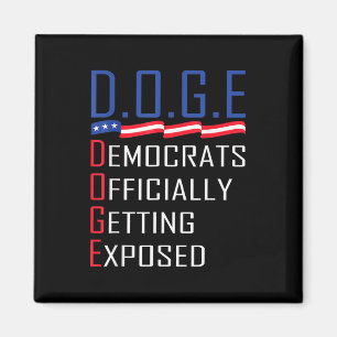 D.o.g.e Doge Department of Government Efficiency t Magnet