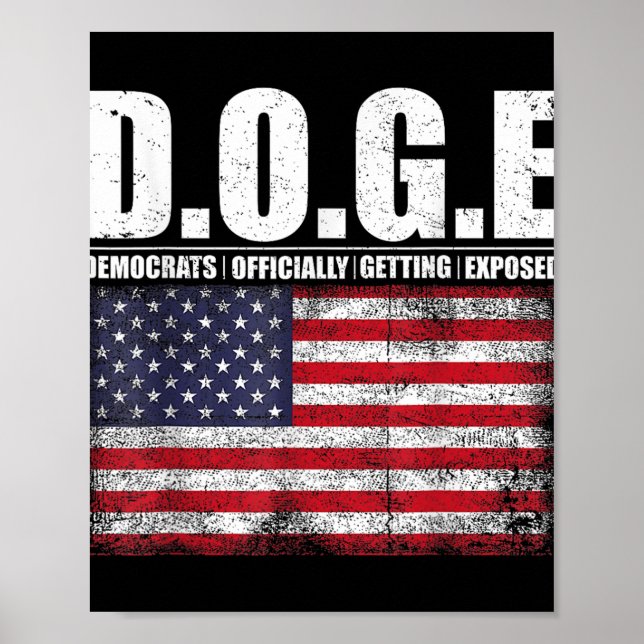 D.o.g.e Doge Department of Government Efficiency t Poster (Framsidan)