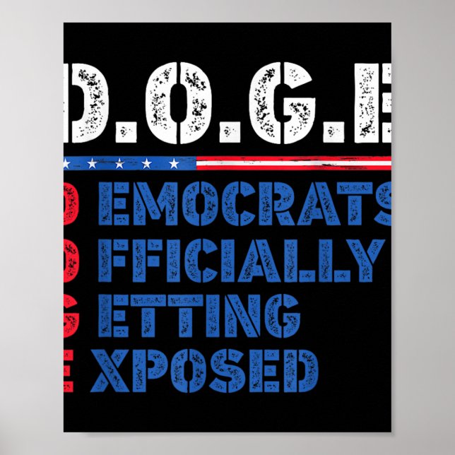 D.o.g.e Doge Department of Government Efficiency t Poster (Framsidan)