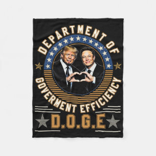D.o.g.e Doge Department Of Government Efficiency U Fleecefilt