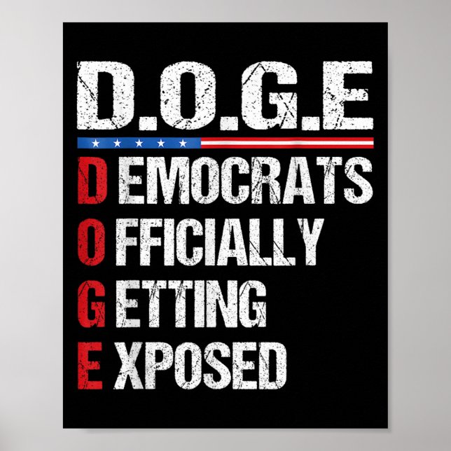 D.o.g.e Doge Department Of Government Efficiency U Poster (Framsidan)