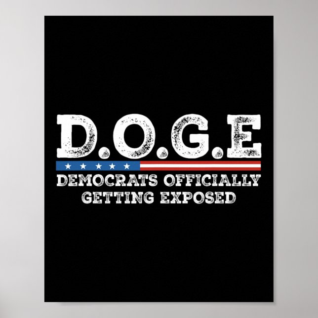 D.o.g.e Doge Department Of Government Efficiency U Poster (Framsidan)