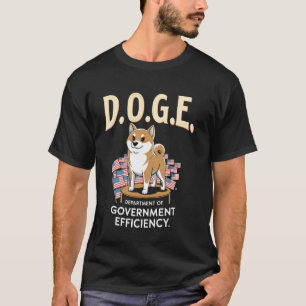 D.O.G.E. Institutionen för statlig effektivitet T Shirt