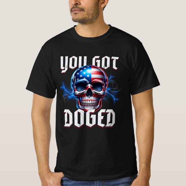 D.O.G.E. "You Har DOGED" t-shirt (Framsida)