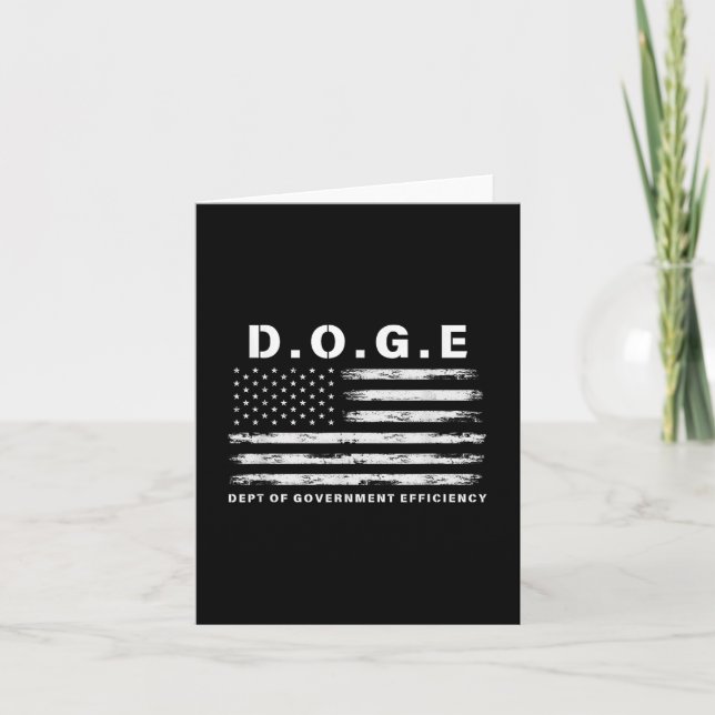 D.o.t.ex. Department of Government Efficiency Funn Kort (Framsida)