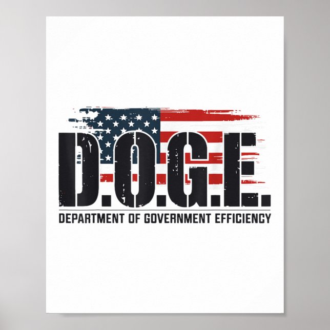 D.o.t.ex. Doge Department of Government Efficiency Poster (Framsidan)
