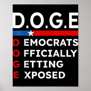 D.o.t.ex. Doge Department of Government Efficiency Poster