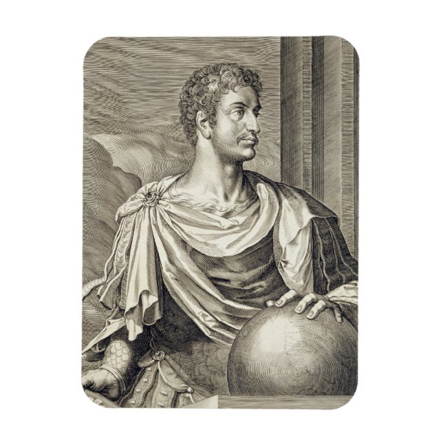 D. Octavius Augustus (63 BC - 14 AD) Emperor of Ro Magnet (Vertikal)