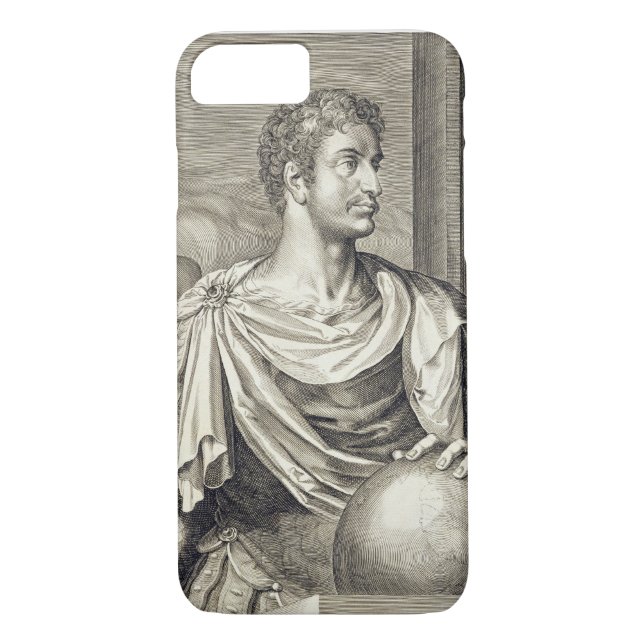 D. Octavius Augustus (ANNONS 63 BC - 14) kejsare Case-Mate iPhone Skal (Baksida)