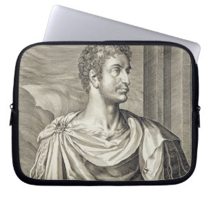 D. Octavius Augustus (ANNONS 63 BC - 14) kejsare Laptop Fodral