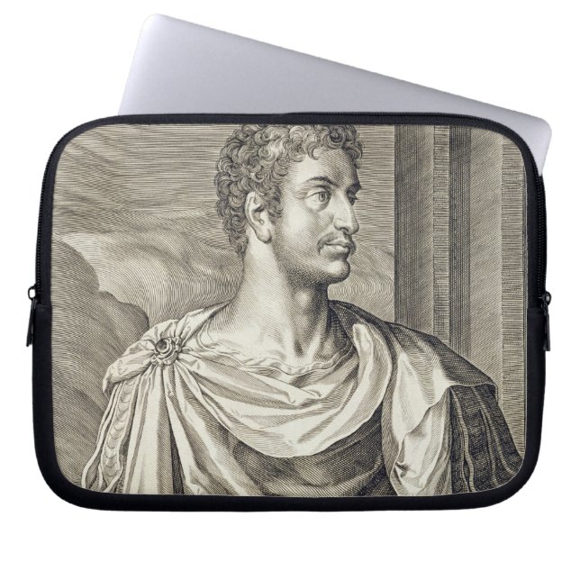 D. Octavius Augustus (ANNONS 63 BC - 14) kejsare Laptop Fodral (Framsidan)