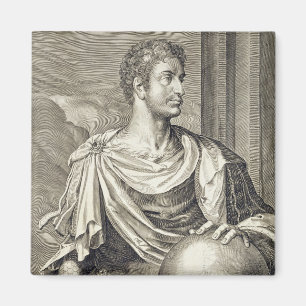 D. Octavius Augustus (ANNONS 63 BC - 14) kejsare Magnet
