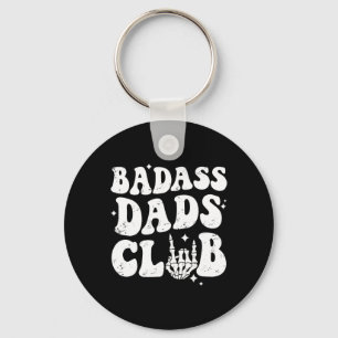 D Pappor Klubb Funny Pappa Groovy Trendig Fars dag Nyckelring