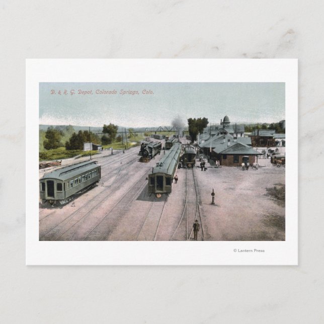 D & R G Järnvägsanläggning Vykort (Framsida)