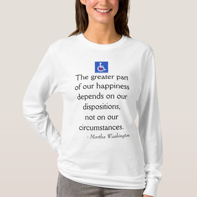 D/R - Martha Washington citationstecken T-shirt (Framsida)