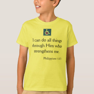 D/R - Philippians4:13citationstecken T-shirt