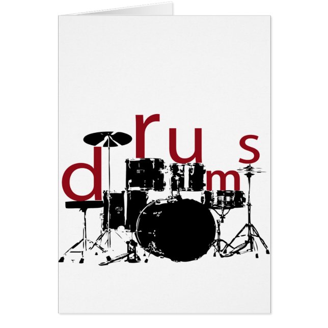 D R U M S HÄLSNINGSKORT (Framsidan)