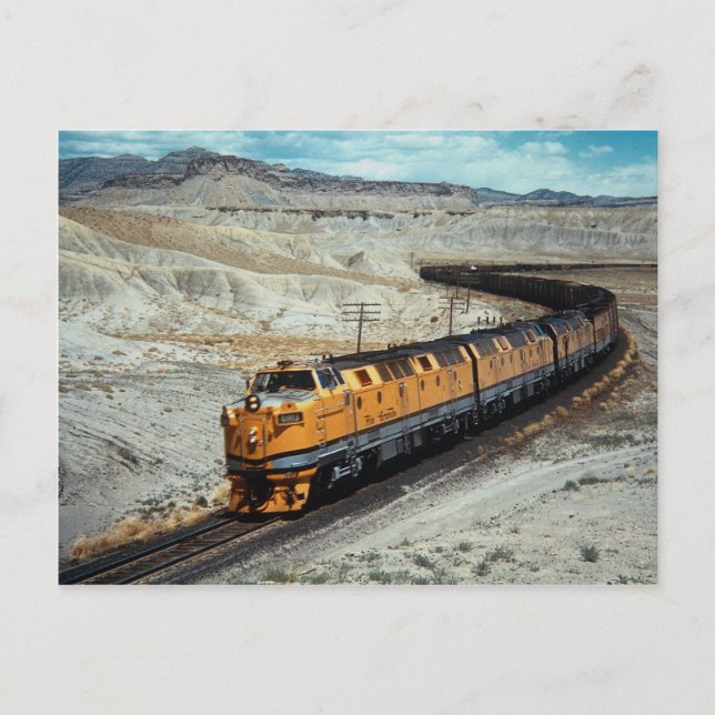 D&RGW Krauss Maffei (tysk byggt) Vykort (Framsida)