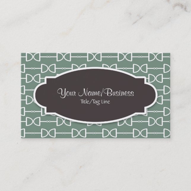 D-Ring Snaffle Horse Bit i Olive Business (Framsida)