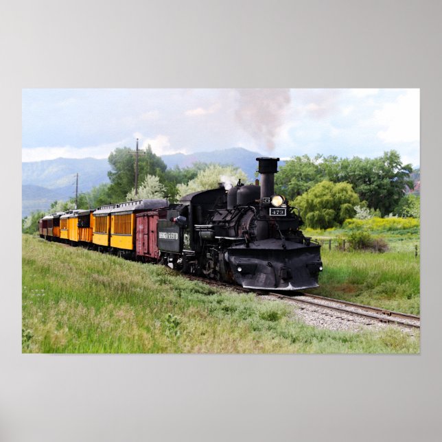 D&SNGR Ingenjör kontrollerar spåret Poster (Framsidan)