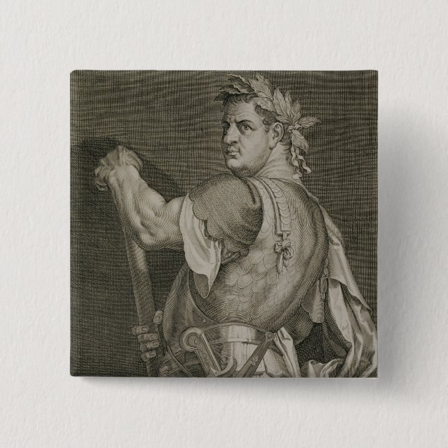 D. Titus Vespasian kejsare av Rome 79-81 Knapp (Framsida)