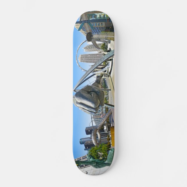 D-town djungelskateboard old school skateboard bräda 18 cm (Framsida)