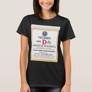 D-vitamin Solsken Inifrån Inspirerande Positivitet T Shirt