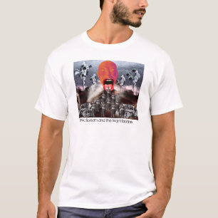 D.W. Skri och krigmaskinlångärmaden T-Shir T-shirt