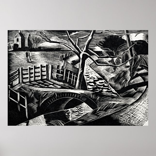 D.yke by Paul Nash Poster (Framsidan)