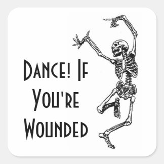 D!YW klassisk dekalk Fyrkantigt Klistermärke