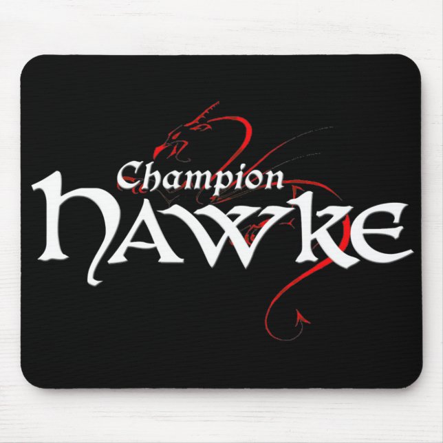 DA2 - Mästare HAWKE - mousepad (mörk) Musmatta (Framsidan)