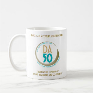DA50 Worldwide Virtual Convention Mugg i Guld/Teal