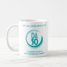 DA50 Worldwide Virtuell Konventsmugg i teal Kaffemugg