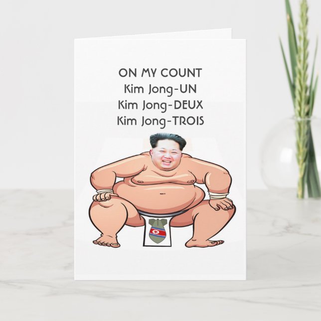 Da Bomb Birthday Card Kort (Framsida)