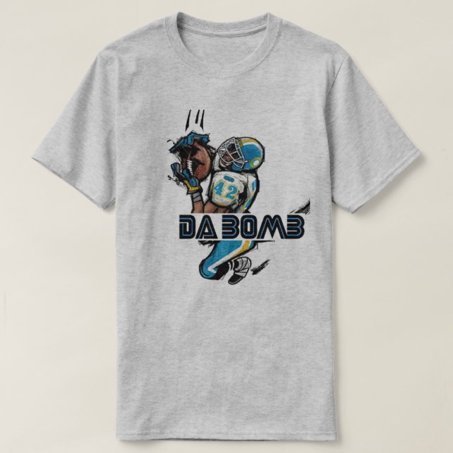 Da Bomb Football T-Shirt (Design framsida)