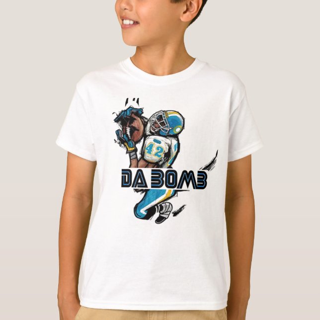 Da-Bomb - Kids (Football) T Shirt (Framsida)