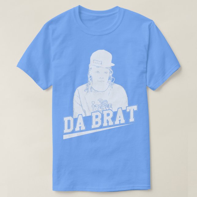 Da Brat white retro T Shirt (Design framsida)