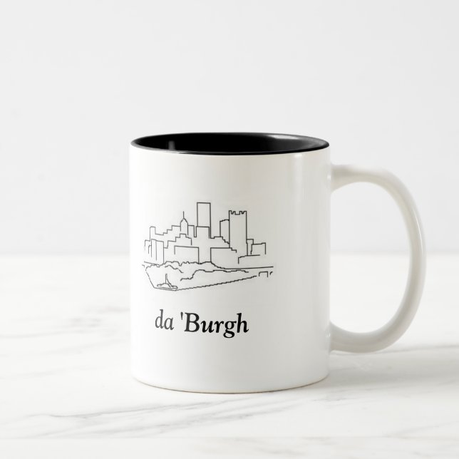 da-'Burgh Två-Tonad Mugg (Höger)