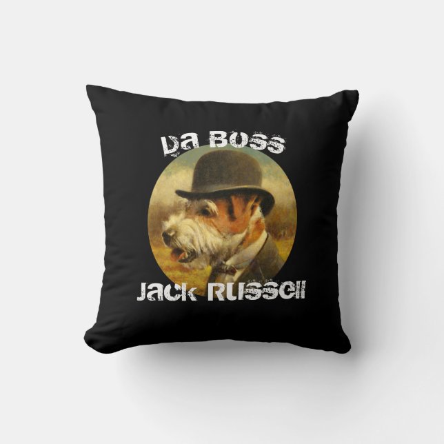 Da Chef Jack Russell Throw Cushion Kudde (Framsida)