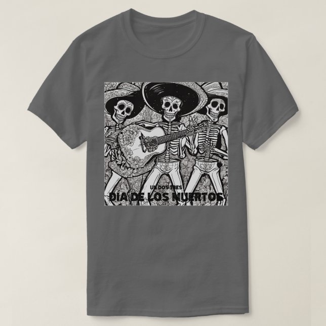 Da de los Muertos Band T Shirt (Design framsida)