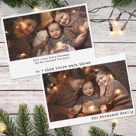 Då fanns det tre familjer julkort