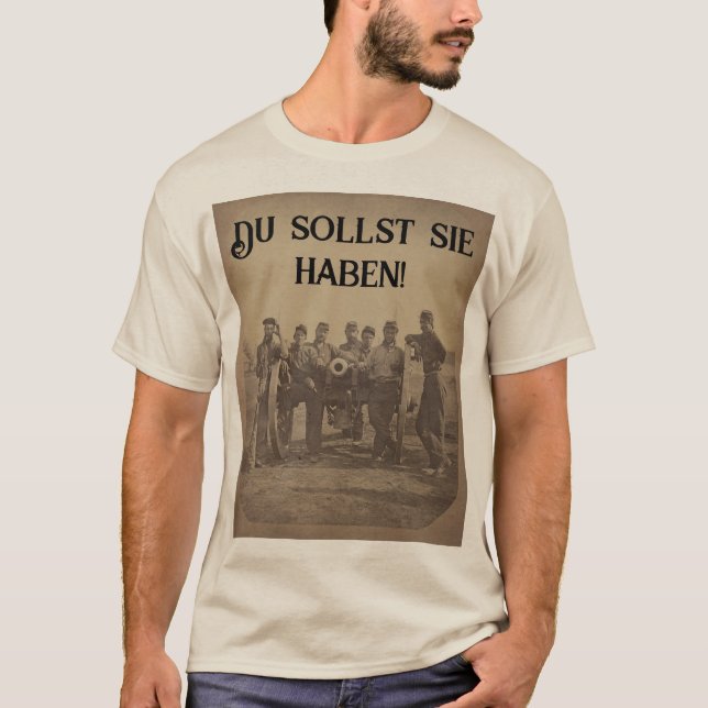 Då får du det! t shirt (Framsida)
