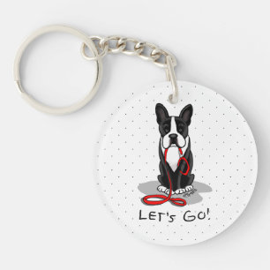 Då kör vi! Boston Terrier (svart) Rolig hund