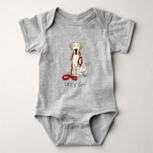 Då kör vi! Gult Labrador Retriever - Cute Hund T Shirt