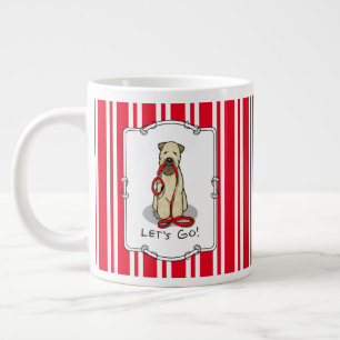 Då kör vi! Walk Wheaten Terrier-Hund (vävs 1b2) Jumbo Mugg