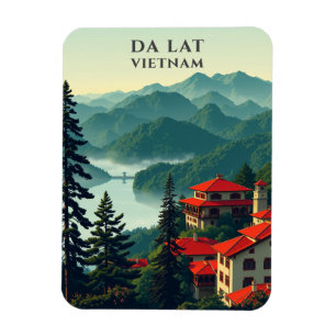 Da Lat Vietnam Scenia Travel Magnet